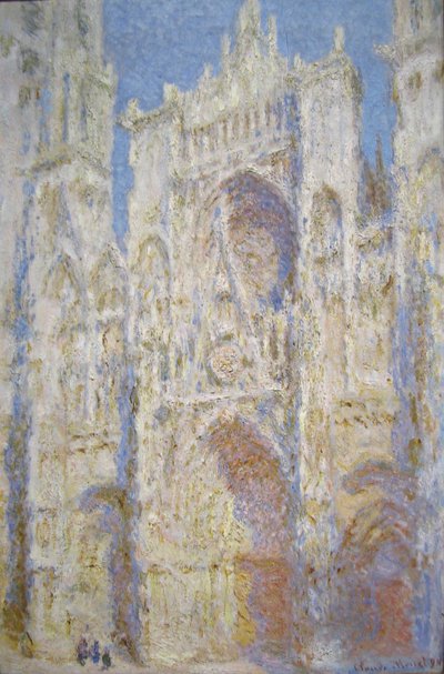 Rouen Cathedral, West Facade, Sunlight by Claude Monet